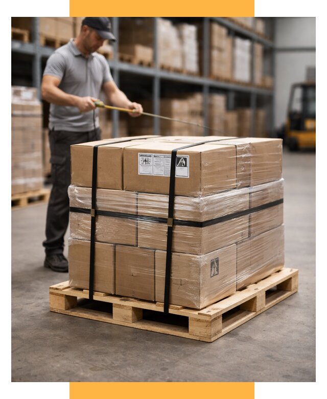 Упаковка и паллетирование грузов от 3832 р. | СетСервис-Днк