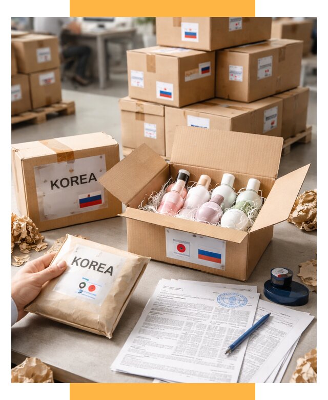 Доставка косметики из Кореи от 9306 р. под ключ | СетСервис-Днк