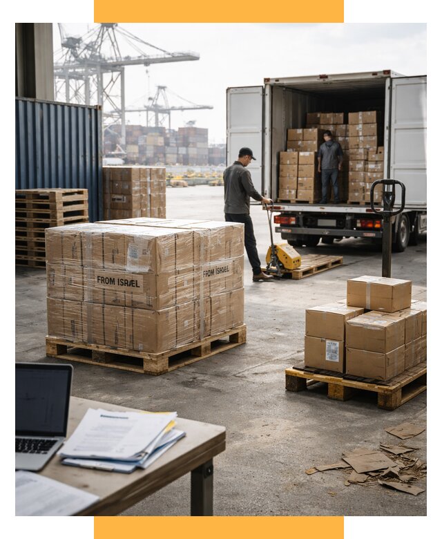 Доставка грузов из Израиля от 16422 р., логистика от СетСервис-Днк