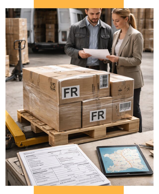 Доставка грузов в Францию от 27370 р., логистика СетСервис-Днк