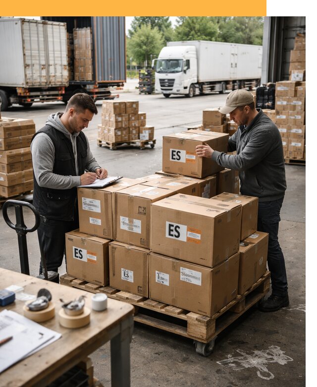 Доставка грузов в Испанию автотранспортом от 38318 руб