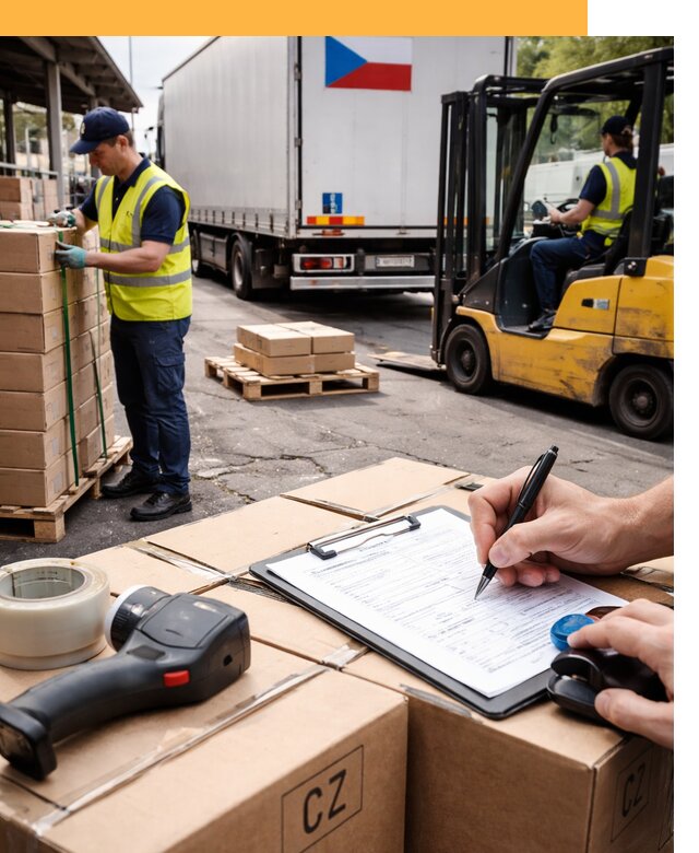 Доставка грузов в Чехию от 38318 руб, международные перевозки