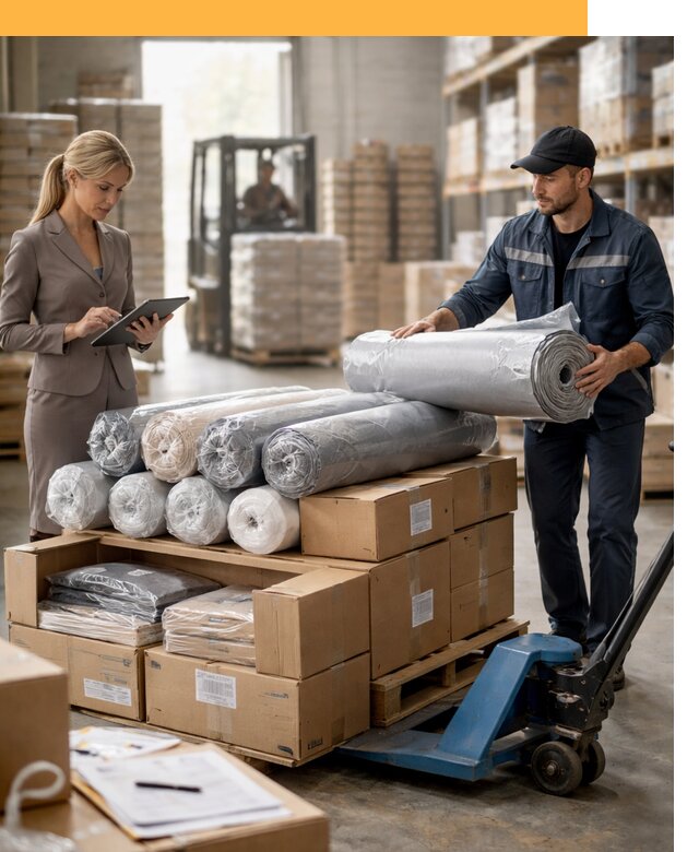 Перевозка текстиля по миру от 16422 руб. с таможней и страхованием