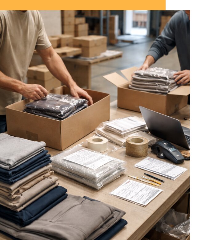 Перевозка одежды по миру от 8211 руб. с таможенным оформлением