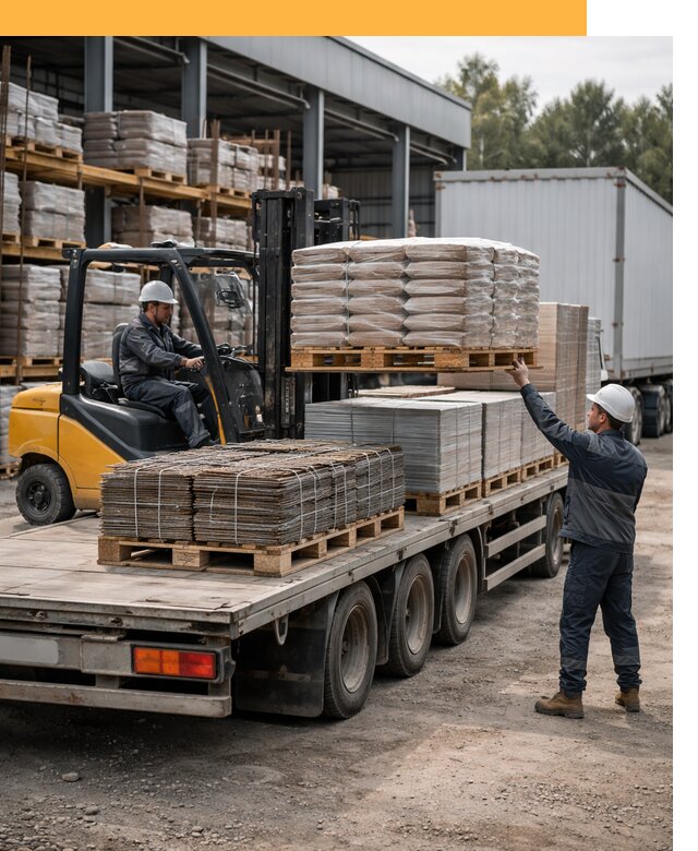 Перевозка строительных материалов по миру от 6021 руб