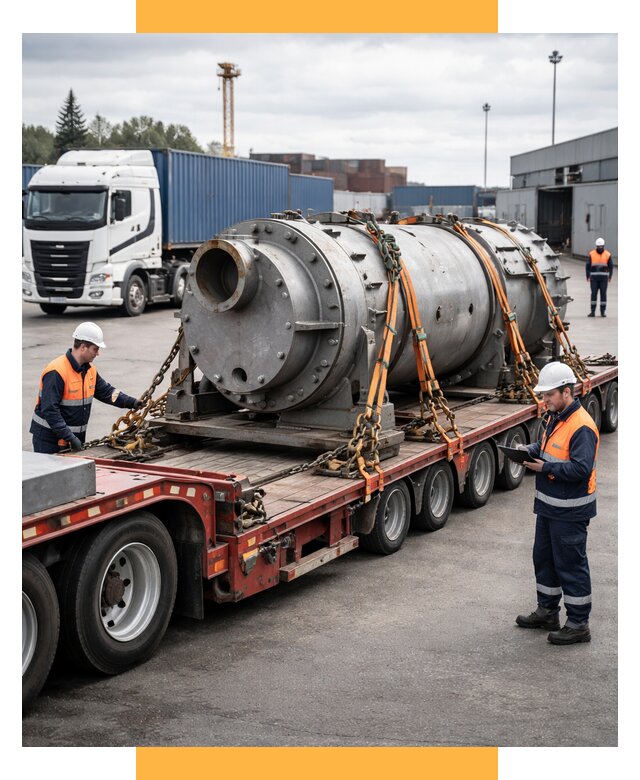 Перевозка тяжеловесных грузов под ключ от 164220 р. | СетСервис-Днк
