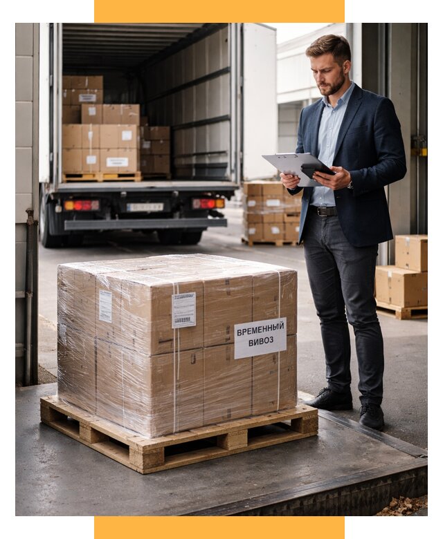 Временный вывоз товаров под ключ от 8758 р. | СетСервис-Днк
