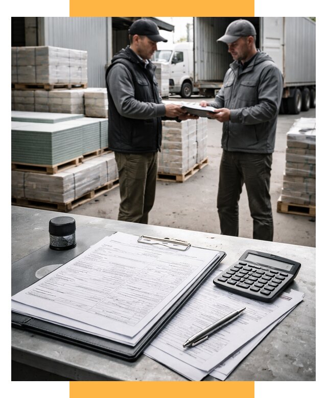 Таможенное оформление стройматериалов от 9306 р. | СетСервис-Днк