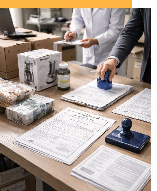 Сертификация импортных товаров от 13138 с таможенным сопровождением